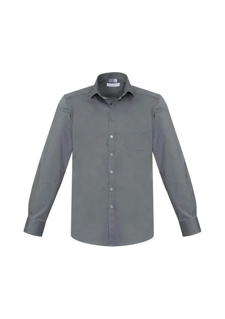 Biz Collection Corporate Wear Platinum / XS Biz Collection Men’s Monaco Long Sleeve Shirt S770ml